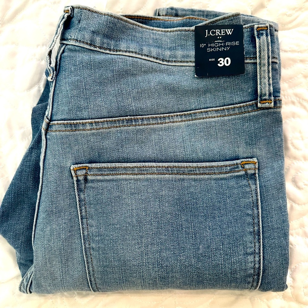 Jcrew High Rise Skinny Jeans